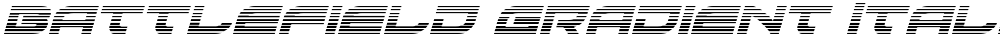 Battlefield Gradient Italic