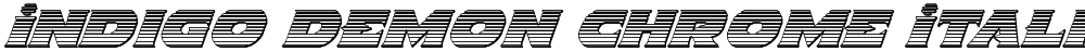 Indigo Demon Chrome Italic