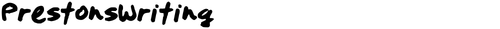 PrestonsWriting