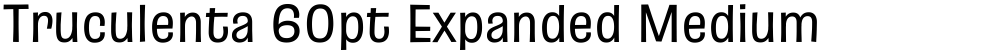 Truculenta 60pt Expanded Medium