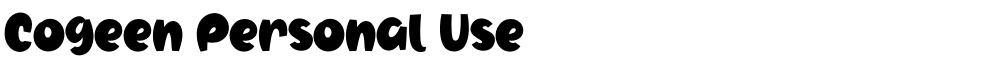 Cogeen Personal Use
