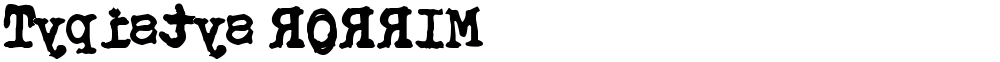 Typistys RORRIM