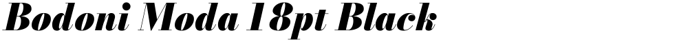 Bodoni Moda 18pt Black