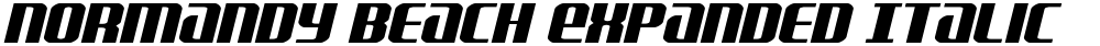 Normandy Beach Expanded Italic