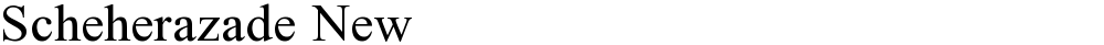 Scheherazade New
