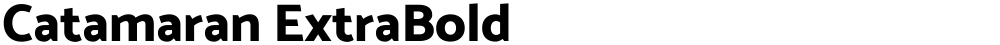 Catamaran ExtraBold