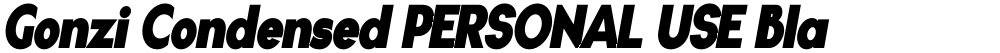 Gonzi Condensed PERSONAL USE Black