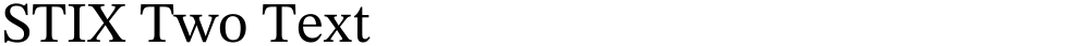 STIX Two Text