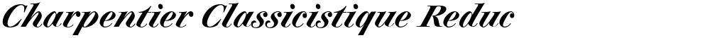 Charpentier Classicistique Reduced