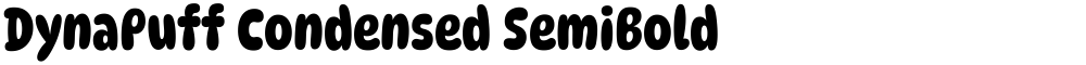DynaPuff Condensed SemiBold