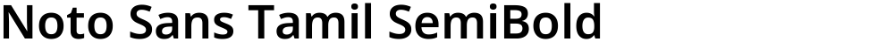 Noto Sans Tamil SemiBold