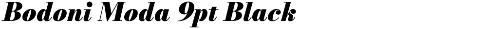 Bodoni Moda 9pt Black