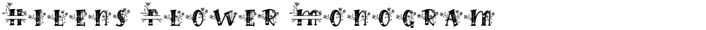 Hilens Flower Monogram