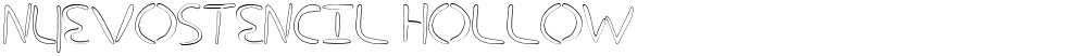 nuevostencil hollow