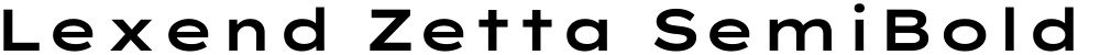 Lexend Zetta SemiBold