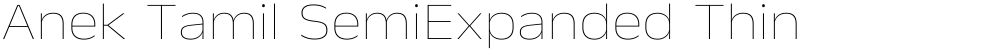 Anek Tamil SemiExpanded Thin