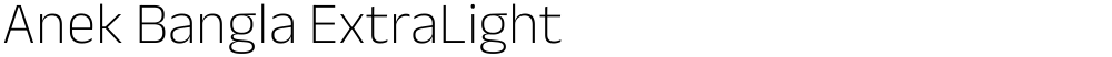 Anek Bangla ExtraLight