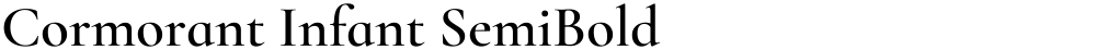 Cormorant Infant SemiBold