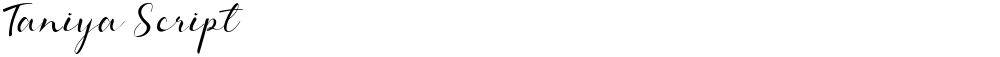 Taniya Script