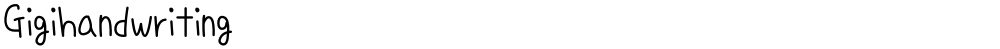 Gigihandwriting