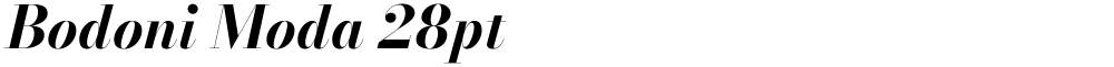 Bodoni Moda 28pt