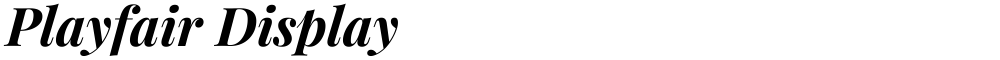 Playfair Display