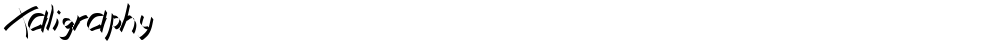 Xaligraphy