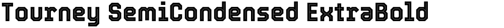 Tourney SemiCondensed ExtraBold
