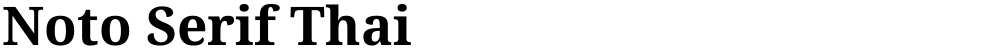 Noto Serif Thai