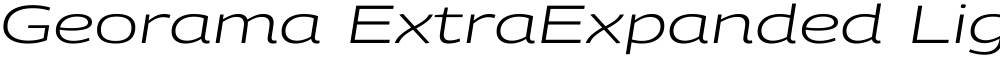 Georama ExtraExpanded Light