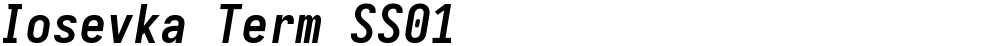 Iosevka Term SS01