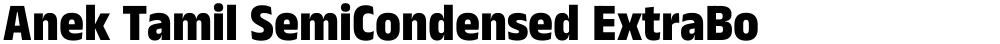 Anek Tamil SemiCondensed ExtraBold