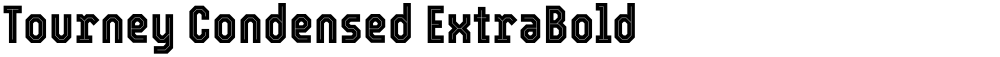 Tourney Condensed ExtraBold