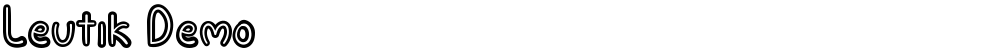 Leutik Demo