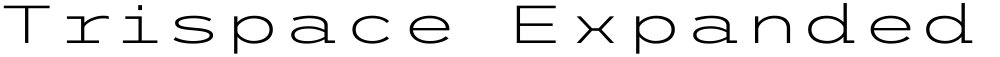Trispace Expanded ExtraLight