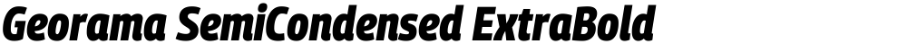 Georama SemiCondensed ExtraBold