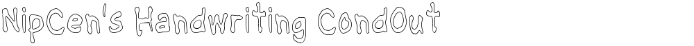 NipCen's Handwriting CondOut