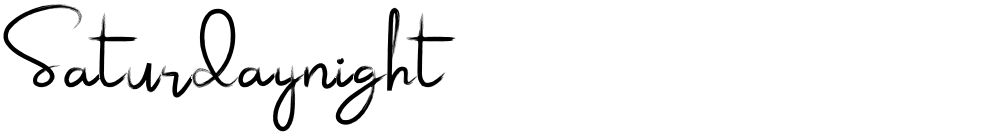 Saturdaynight