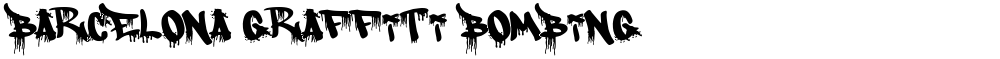 Barcelona Graffiti Bombing