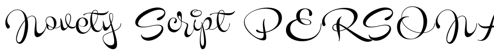 Novety Script PERSONAL USE ONLY