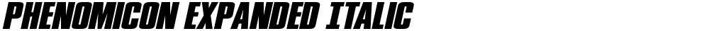 Phenomicon Expanded Italic