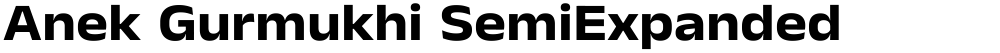 Anek Gurmukhi SemiExpanded