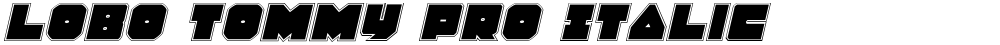 Lobo Tommy Pro Italic