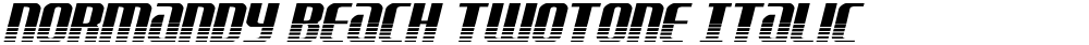 Normandy Beach Twotone Italic