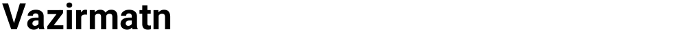 Vazirmatn
