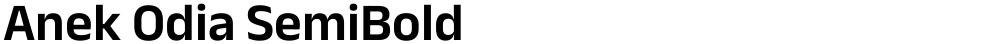 Anek Odia SemiBold
