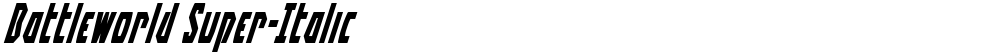 Battleworld Super-Italic