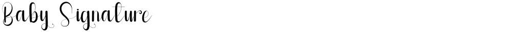 Baby Signature