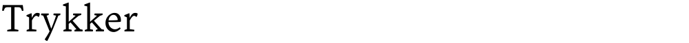 Trykker