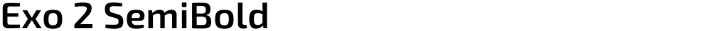 Exo 2 SemiBold